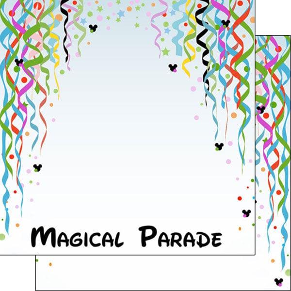 Magical Day of Fun Collection Magical Parade 12 x 12 Double-Sided Scrapbook Paper by Scrapbook Customs