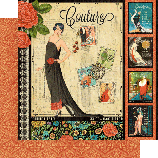 Couture Deluxe Collector's Edition 12 x 12 Scrapbook Collection Pack by Graphic 45