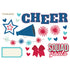 Sports Collection Cheer 4x8 Simple Pages Pieces by Simple Stories - 20 Pieces