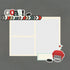 Sports Collection Hockey 4x8 Simple Pages Pieces by Simple Stories - 15 Pieces