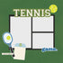 Sports Collection Tennis 4x8 Simple Pages Pieces by Simple Stories - 11 Pieces