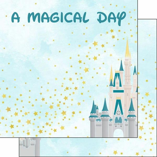 Magical Day of Fun Collection A Magical Day 12 x 12 Double-Sided Scrapbook Paper by Scrapbook Customs - Scrapbook Supply Companies