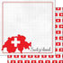 Travel Adventure Collection Switzerland Border 12 x 12 Double-Sided Scrapbook Paper by Scrapbook Customs