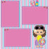 At The Pool (Girl) (2) - 12 x 12 Printed Scrapbook Pages by SSC Designs