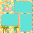 At The Beach Palm Trees (2) - 12 x 12 Printed Scrapbook Pages by SSC Designs