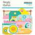 Just Beachy Collection Journal Bits & Pieces Die Cuts by Simple Stories