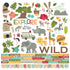 Say Cheese Wild Collection 12 x 12 Scrapbook Sticker Sheet by Simple Stories