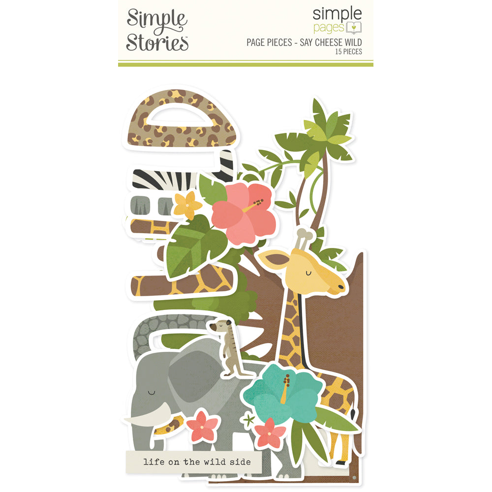 Say Cheese Wild Collection Simple Pages Page Pieces by Simple Stories