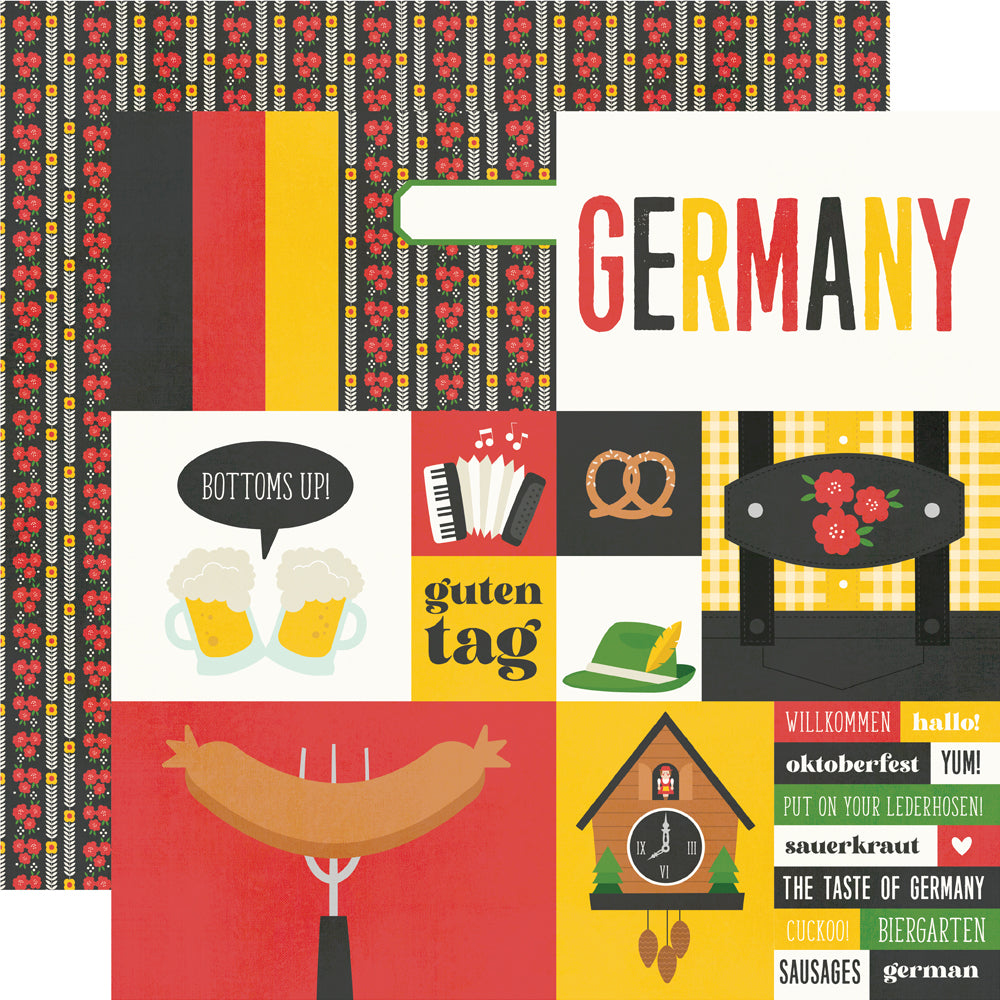 Say Cheese Epic Collection Germany 12 x 12 Double-Sided Scrapbook Paper by Simple Stories