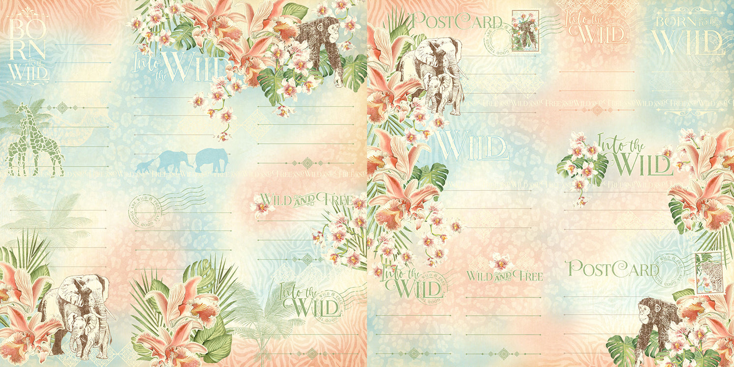 Wild & Free Collection 4x6 & 3x4 Journaling Cards by Graphic 45