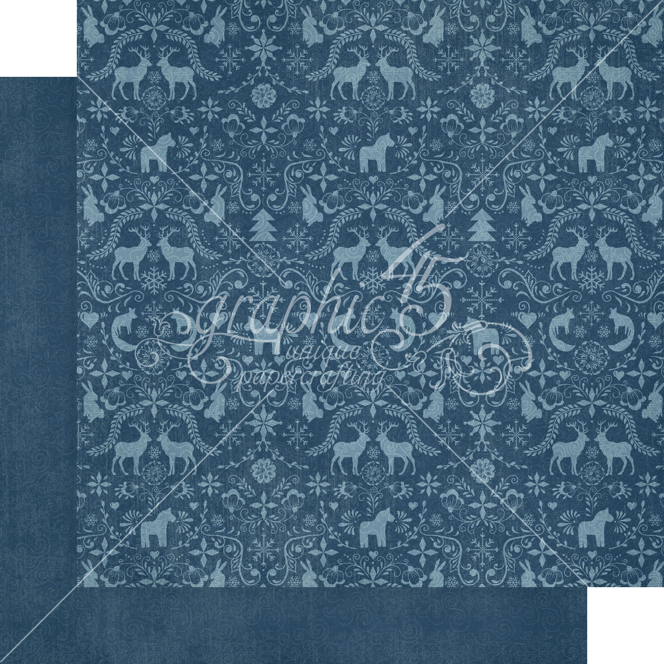 Let's Get Cozy Collection 12 x 12 Patterns & Solids Scrapbook Paper Pack by Graphic 45 - Scrapbook Supply Companies