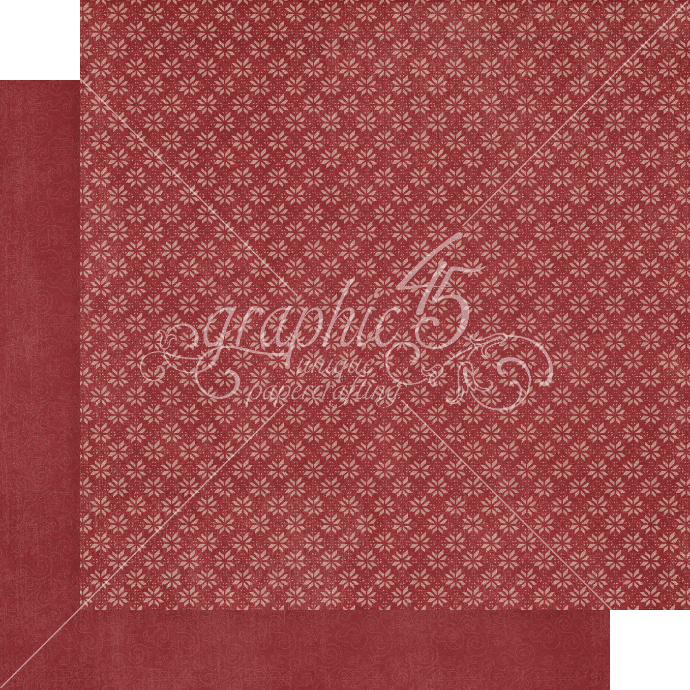 Let's Get Cozy Collection 12 x 12 Patterns & Solids Scrapbook Paper Pack by Graphic 45 - Scrapbook Supply Companies