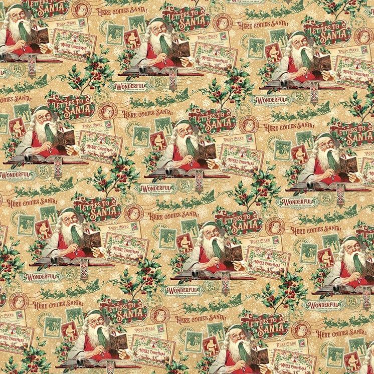 Letters To Santa Collection Naughty or Nice 12 x 12 Double-Sided Scrapbook Paper by Graphic 45 - Scrapbook Supply Companies