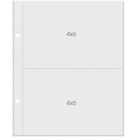 SN@P! Studio Collection 4 X 6 Pocket Page Refills by Simple Stories - 10 Pocket Pages