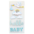 Hello Baby Boy Stork Glitter 3 x 8 Scrapbook Embellishment by Little Birdie