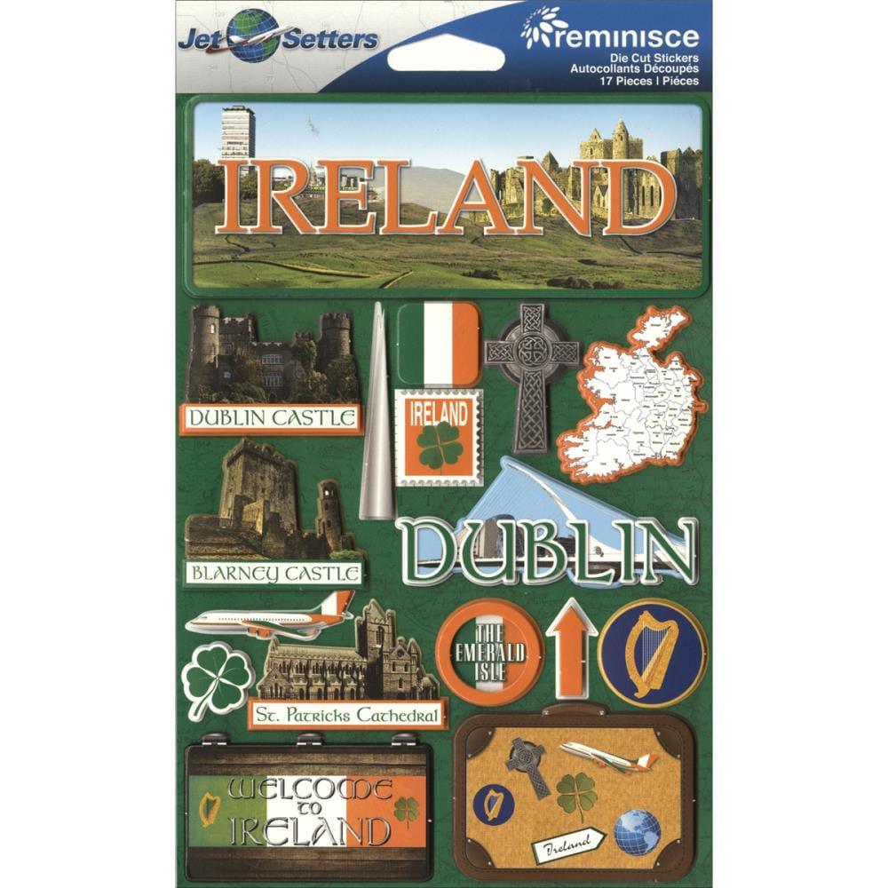 Jetsetters Collection Ireland 5 x 7 Scrapbook Embellishment by Reminisce