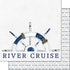 River Cruise Collection Watercolor 12 x 12 Double-Sided Scrapbook Paper by Scrapbook Customs