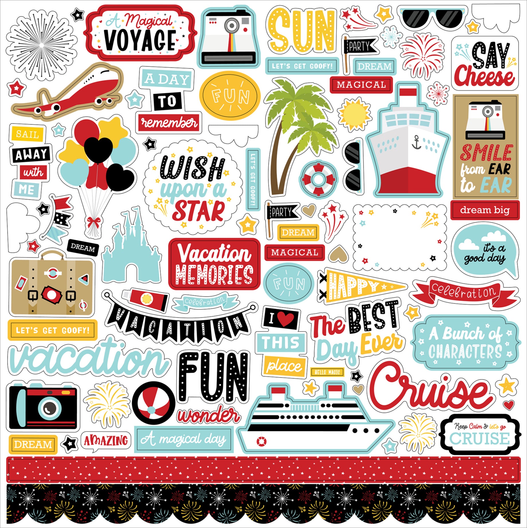 A Magical Voyage Collection 12 x 12 Scrapbook Collection Kit by Echo Park Paper