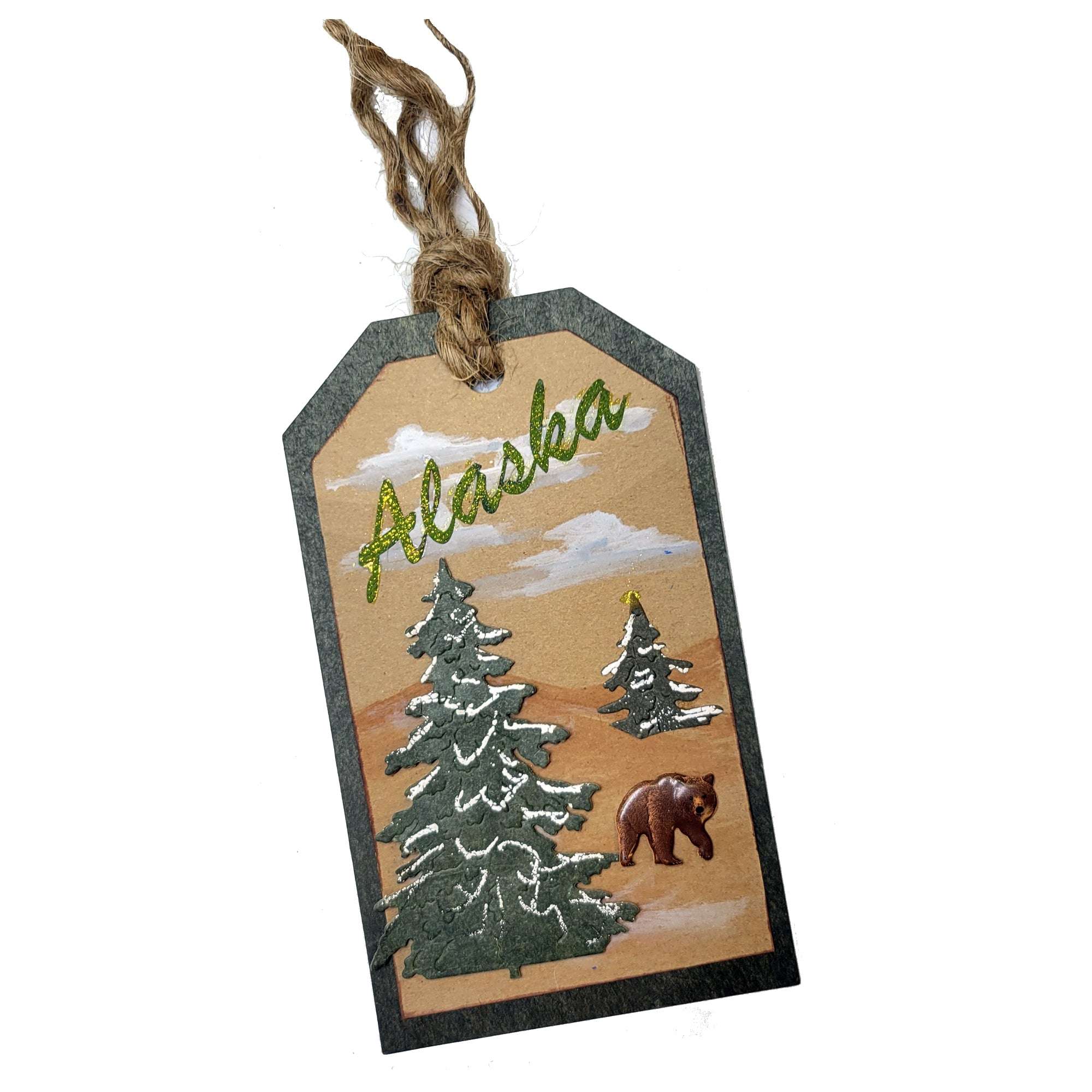 Alaskan Adventure Collection 3 x 5.5 Decorative Scrapbook Tag by SSC Designs