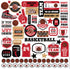 Basketball Collection 12 x 12 Double-Sided Scrapbook Paper & Sticker Collection Kit by Echo Park Paper