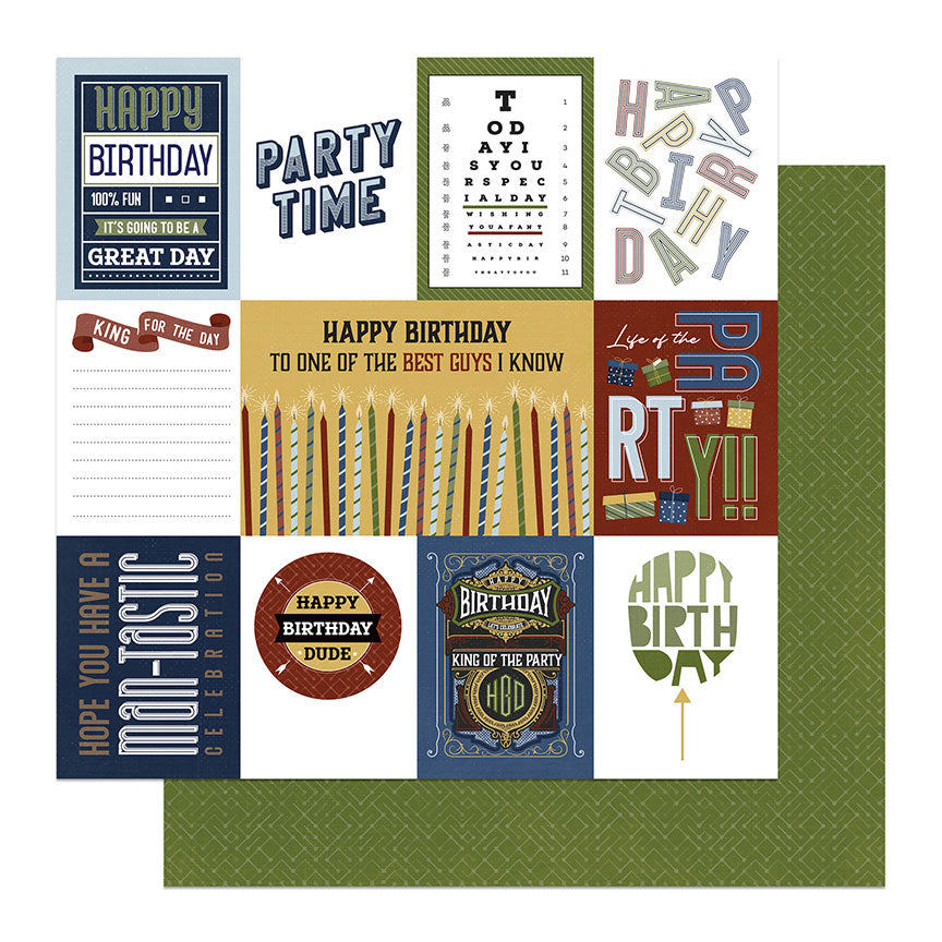 Birthday Bash Collection 12 x 12 Scrapbook Collection Kit by Photo Play Paper