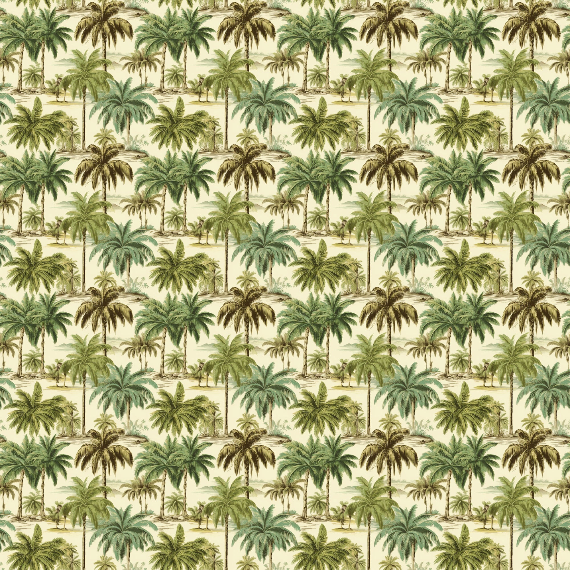 Beach Party Collection Palm Trees 12 x 12 Double-Sided Scrapbook Paper by SSC Designs