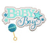 Baby Boy  Title 4 x 7 & Rattle Fully-Assembled Laser Cut Scrapbook Embellishment by SSC Laser Designs