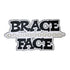 Orthodontist Collection Brace Face 5.5 x 3.5 Laser Cut Scrapbook Embellishment by SSC Laser Designs