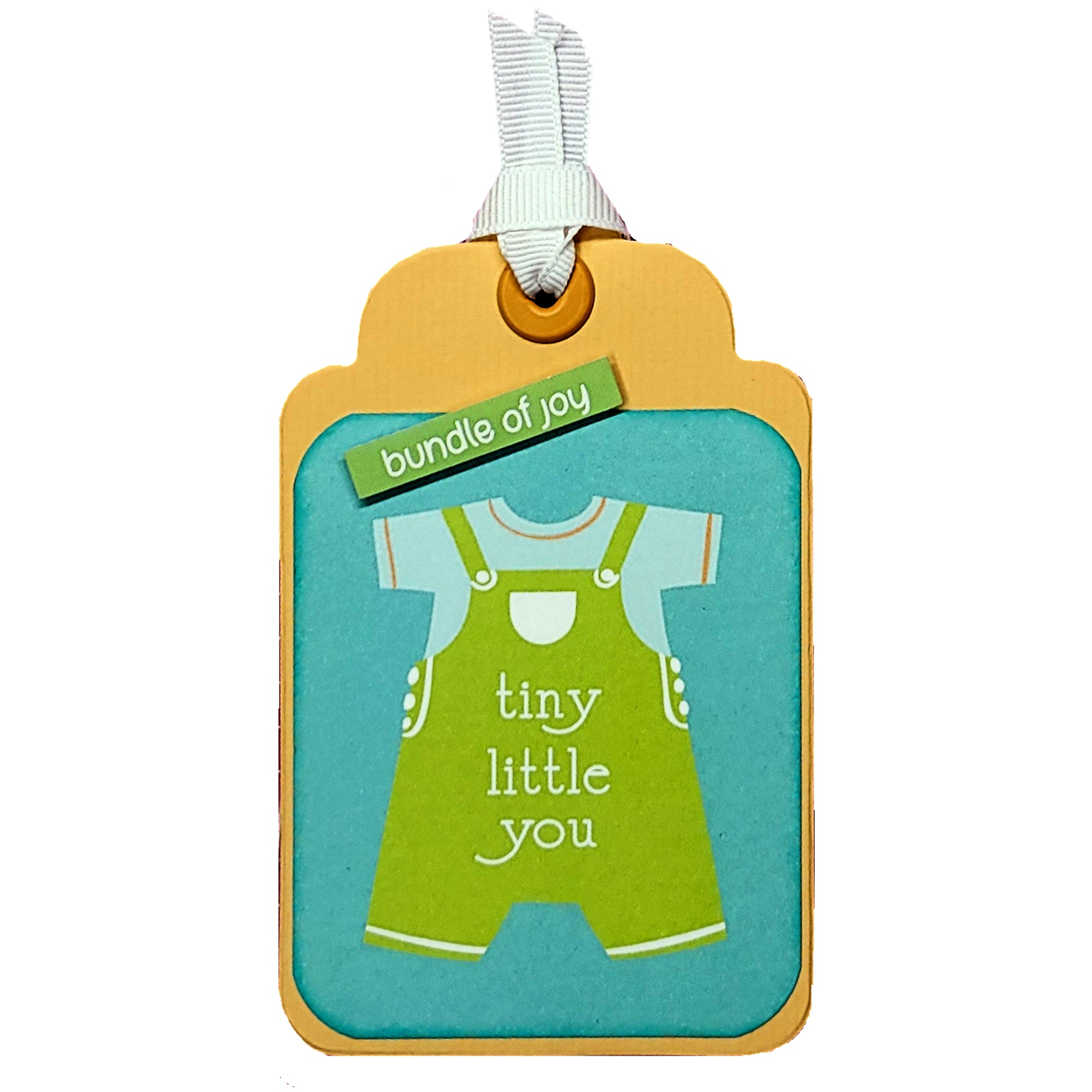 Hush Little Baby Collection 3 x 5 Bundle of Joy Tag Scrapbook Embellishment by SSC Designs