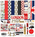 London Collection Scrapbook Collection Kit by Carta Bella - 13 Pieces