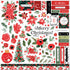 Christmas Flora Collection 12 x 12 Scrapbook Collection Kit by Carta Bella