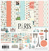 Paris Collection Scrapbook Collection Kit by Carta Bella - 13 Pieces