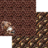 Chocolate Heaven Collection Chocolate Curls 12 x 12 Double-Sided Scrapbook Paper by SSC Designs