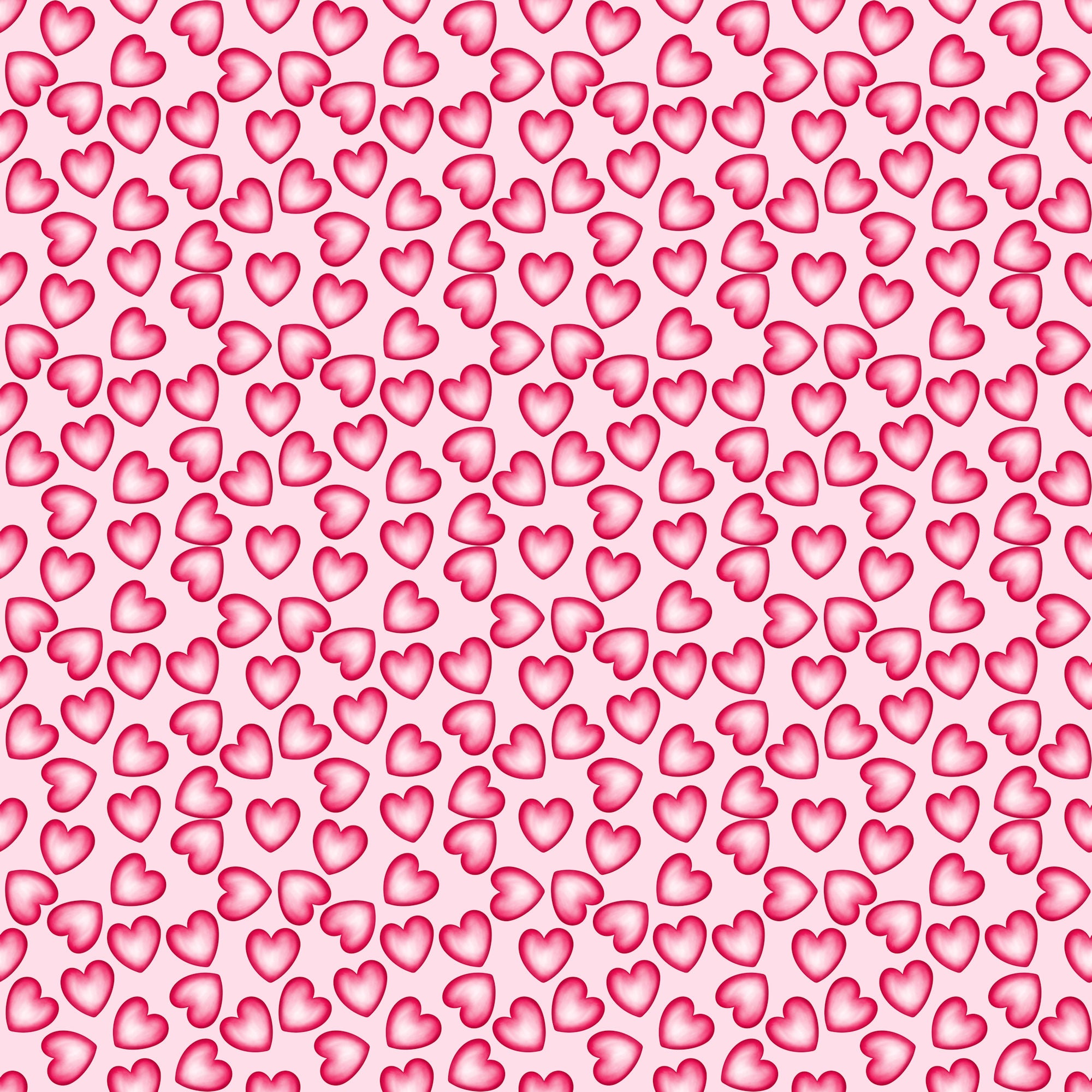 Cupid's Calling Collection Floating Hearts 12 x 12 Double-Sided Scrapbook Paper by SSC Designs