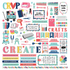 Crop Til You Drop Collection 12 x 12 Scrapbook Paper & Sticker Collection Pack by Photo Play Paper