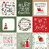 Christmas Time Collection 4x4 Journaling Cards 12 x 12 Double-Sided Scrapbook Paper by Echo Park Paper