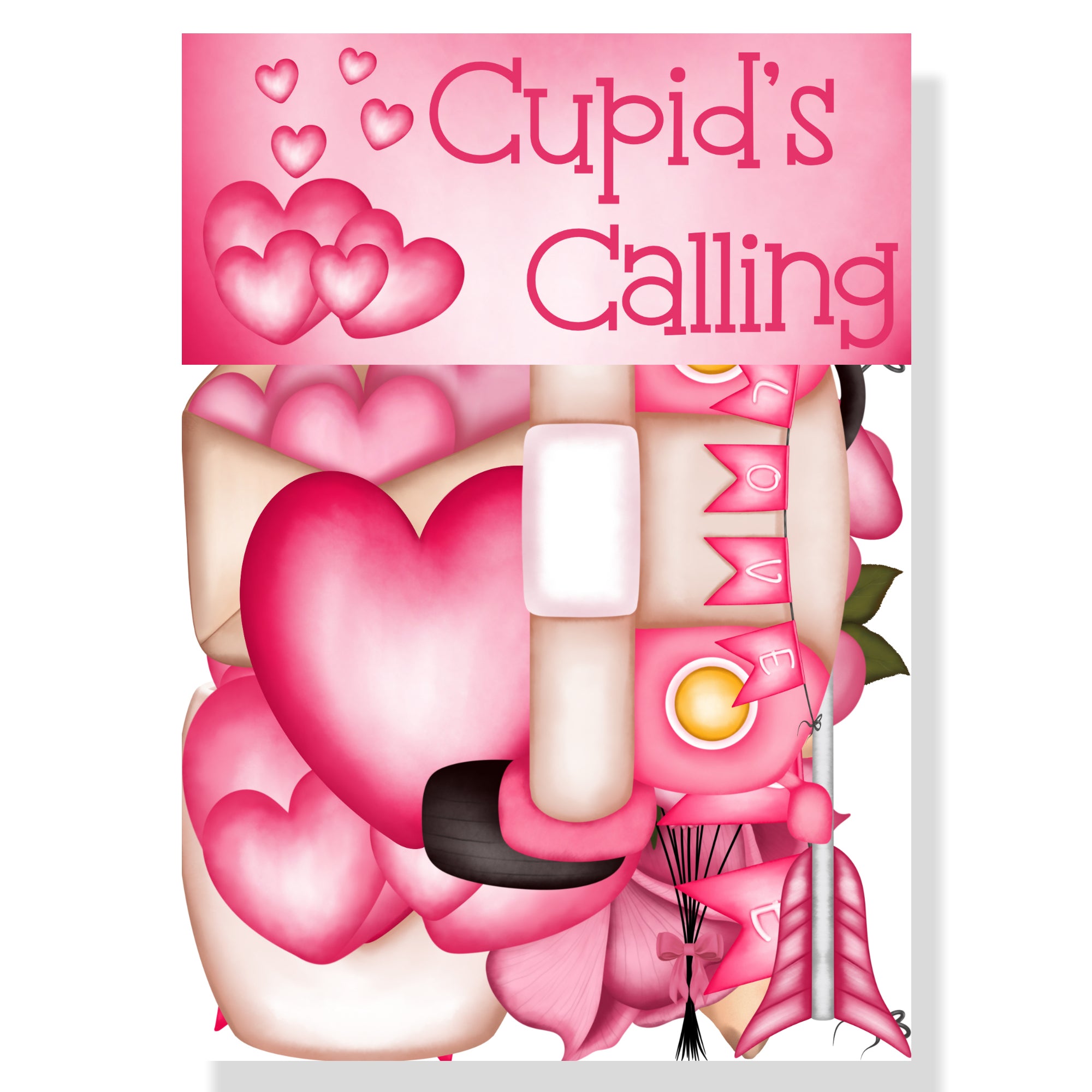 Cupid's Calling Collection Laser Cut Scrapbook Ephemera Embellishments by SSC Designs