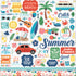 Endless Summer Collection 13-Piece Collection Kit by Echo Park Paper-12 Papers, 1 Sticker