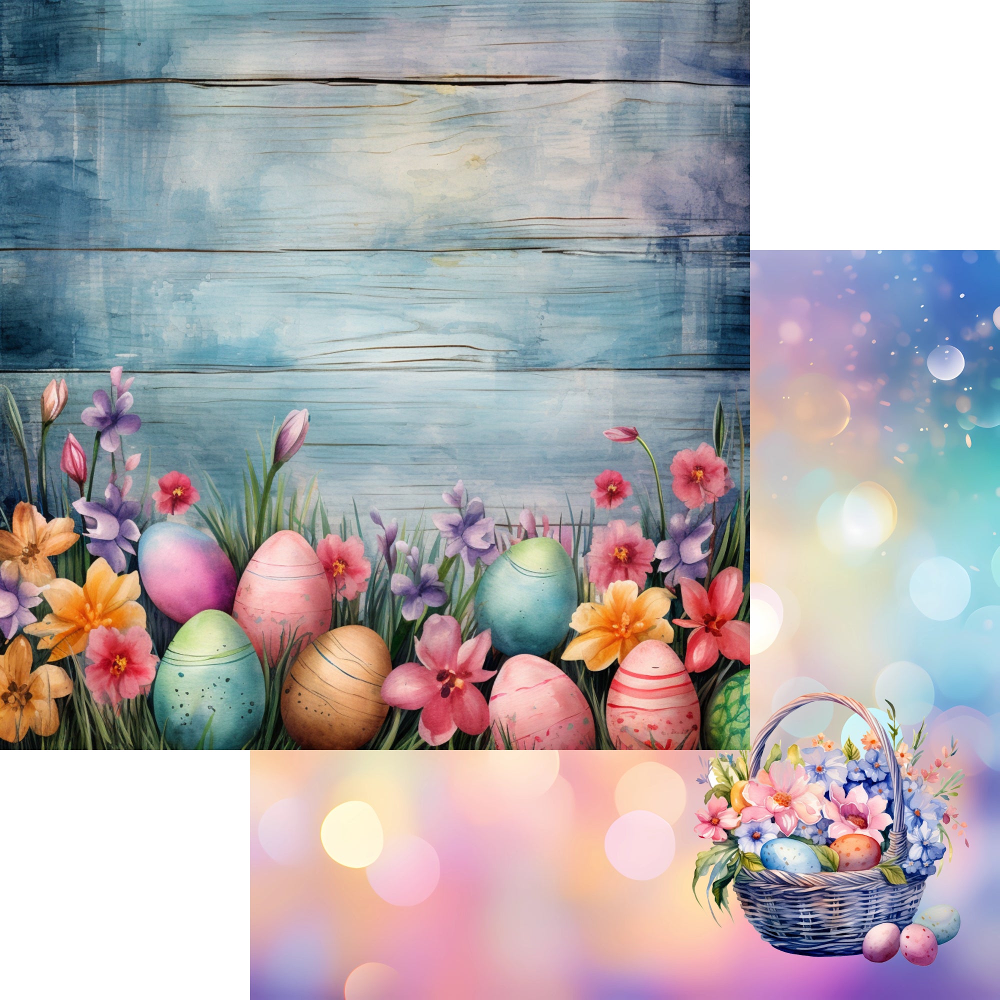 Easter Collection 12 x 12 Scrapbook Collection Kit by SSC Designs