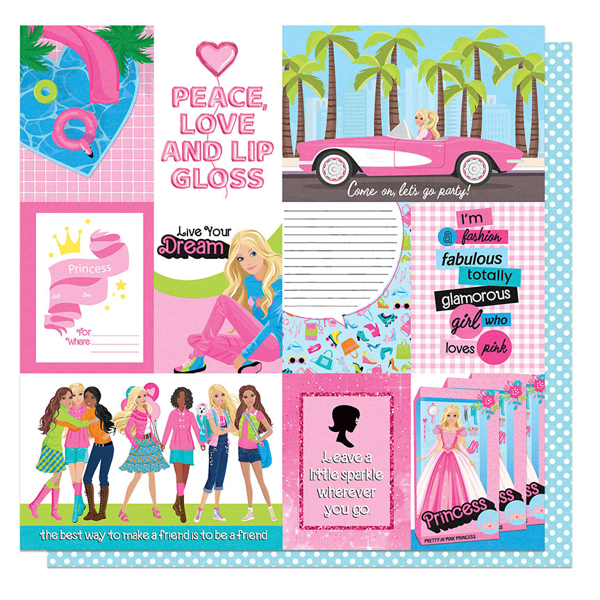 Fashion Dreams Collection 12 x 12 Scrapbook Collection Kit by Photo Play Paper