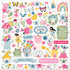 Fairy Garden Collection 12 x 12 Scrapbook Sticker Sheet by Echo Park