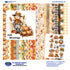 Fall Blessings 12 x 12 Scrapbook Paper & Embellishment Kit by SSC Designs