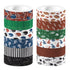 Whimsical Washi Tape Collection Football Decorative Scrapbook Washi Tape by SSC Designs - 10 Rolls