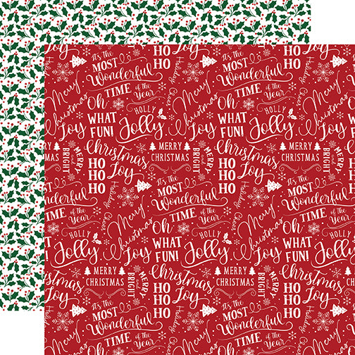 A Gingerbread Christmas Collection 12 x 12 Scrapbook Paper & Sticker Pack by Echo Park Paper