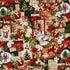 Highland Cow Christmas Collection Santa Collage 12 x 12 Double-Sided Scrapbook Paper by SSC Designs