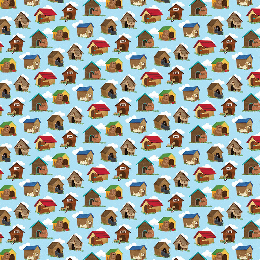 Hot Diggity Dog Collection In the Dog House 12 x 12 Double-Sided Scrapbook Paper by Photo Play Paper