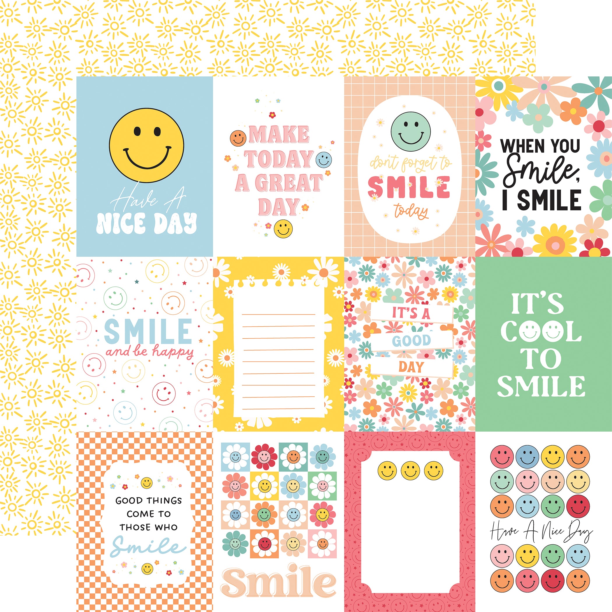 Have A Nice Day Collection 12 x 12 Scrapbook Collection Pack by Echo Park Paper