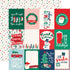 Happy Holidays Collection 3x4 Journaling Cards 12 x 12 Double-Sided Scrapbook Paper by Carta Bella