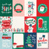 Happy Holidays Collection 3x4 Journaling Cards 12 x 12 Double-Sided Scrapbook Paper by Carta Bella