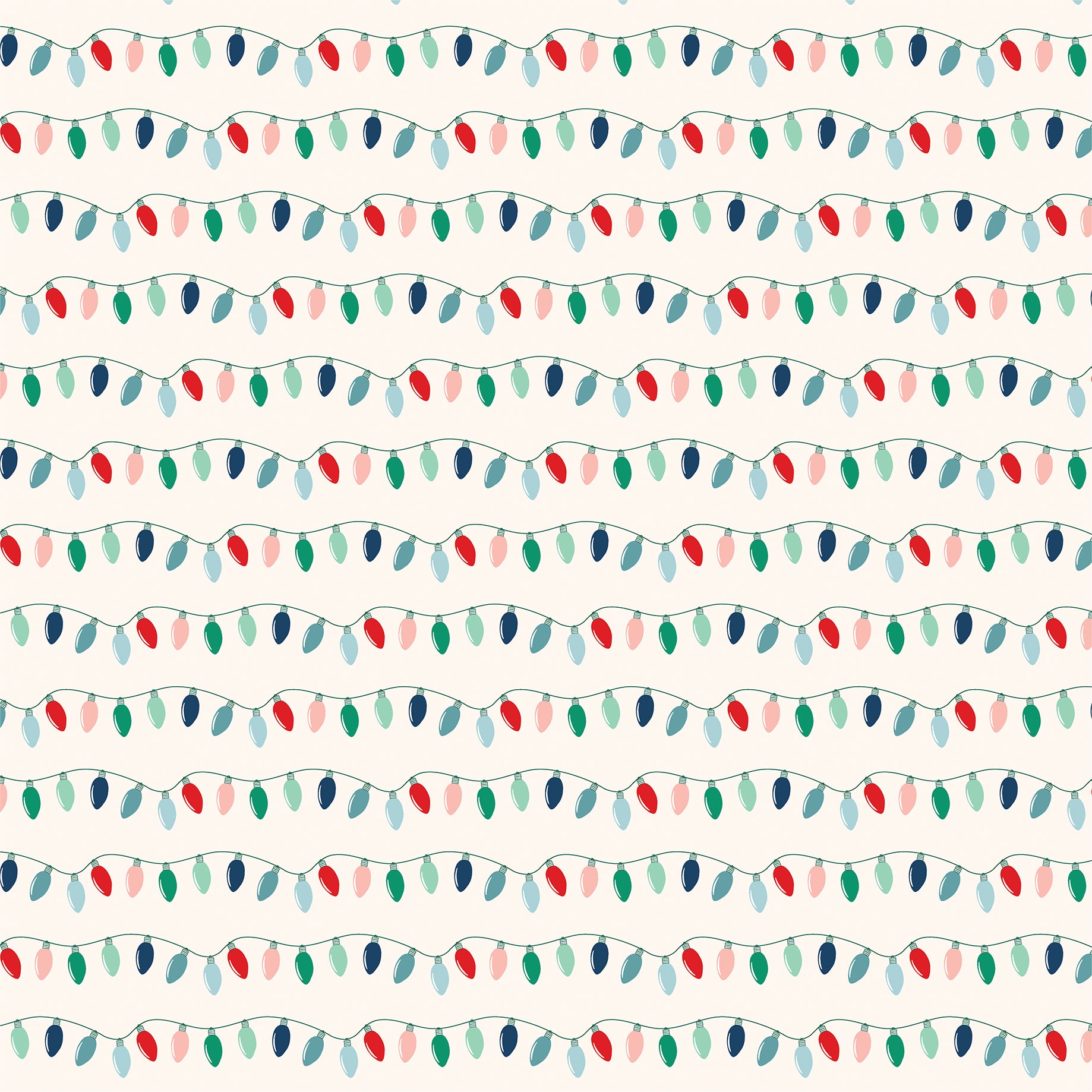 Happy Holidays Collection Festive Lights 12 x 12 Double-Sided Scrapbook Paper by Carta Bella